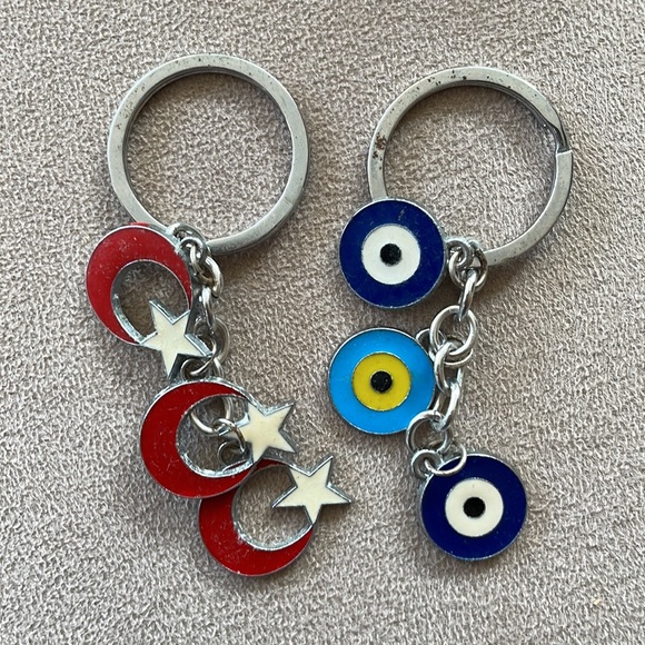 Other - EVIL EYE 🧿 AND TURKISH keychains - GOOD luck charms!